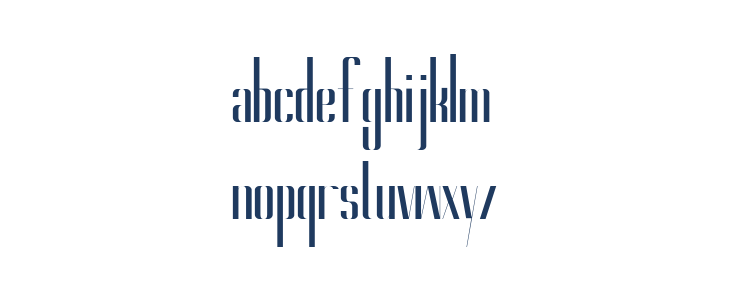 Gorgeous Heavy Lowercase