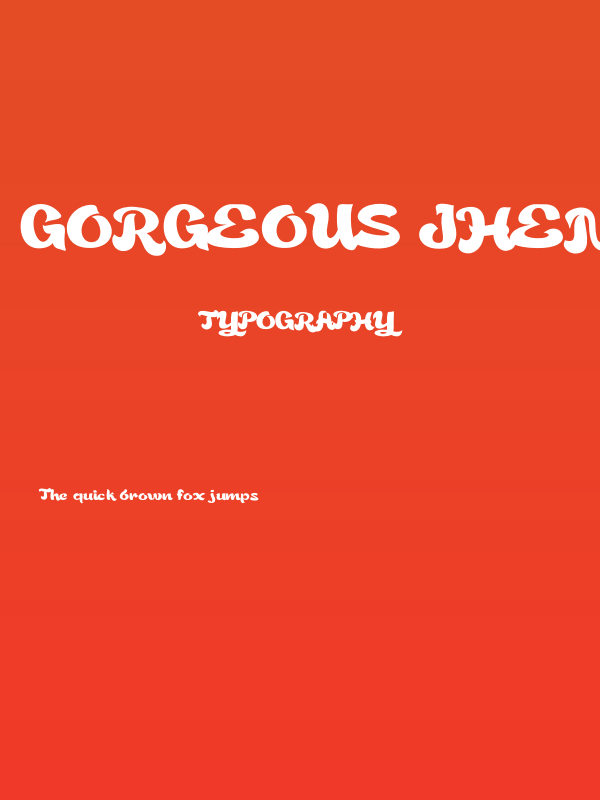 Gorgeous Jhen Poster