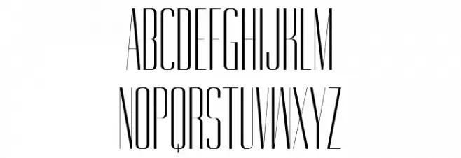 Gorgeous Light Шрифта ВЕРХНИЙ