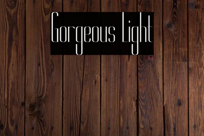 Gorgeous Light Example 1