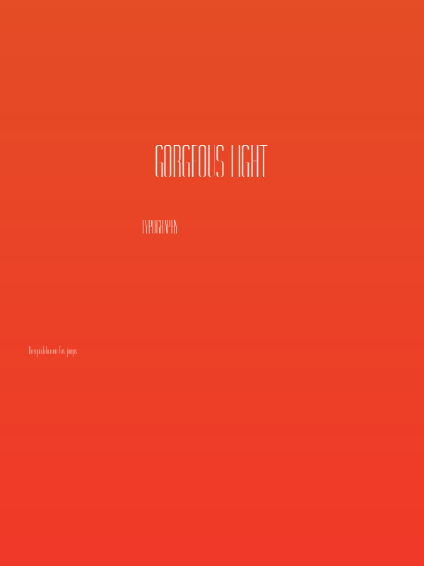 Gorgeous Light Poster