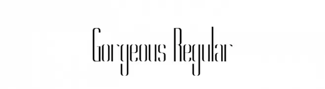 Gorgeous Regular 