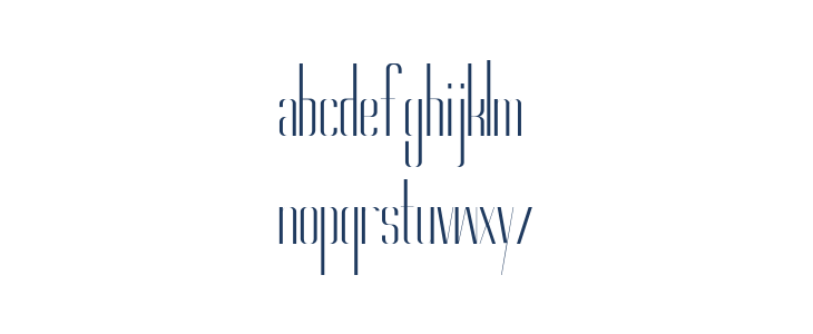 Gorgeous Regular Lowercase