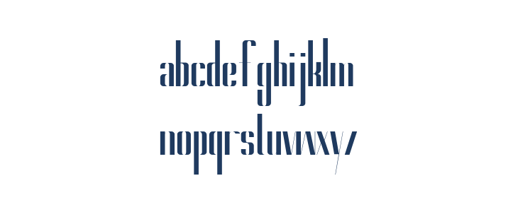 Gorgeous SuperBlack Lowercase