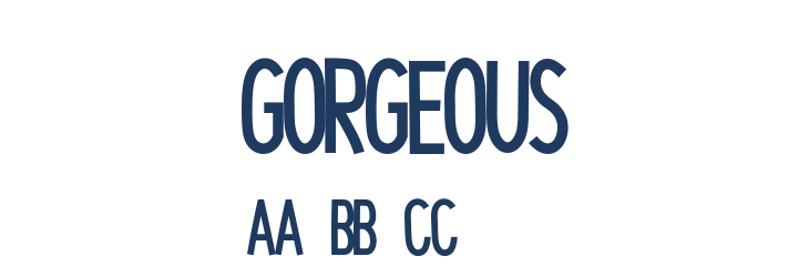 Gorgeous Font Preview