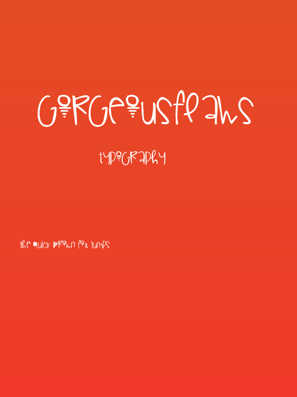 GorgeousFlaws Poster