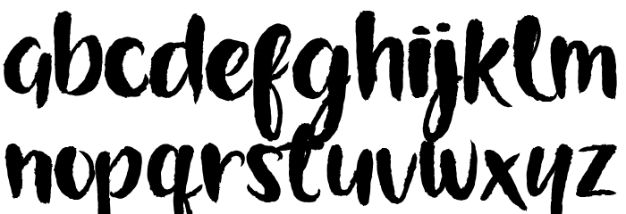 Gorgeously World - DEMO Font LOWERCASE