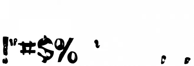 GorgoBold Font OTHER CHARS