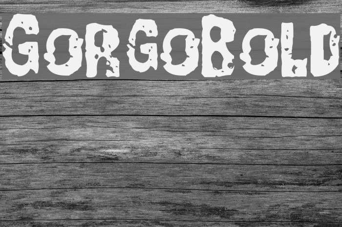 GorgoBold Font examples