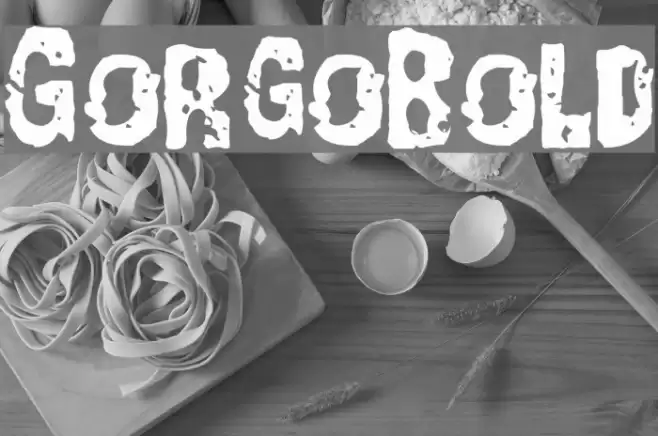 GorgoBold Font examples