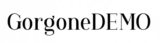 GorgoneDEMO  Frei Schriftart Herunterladen