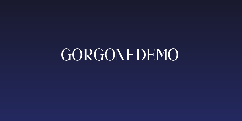 GorgoneDEMO Social Header