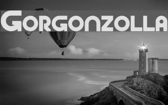 Gorgonzolla Font examples