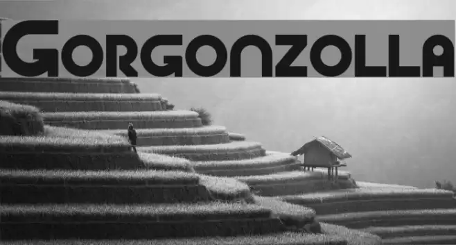 Gorgonzolla Font examples