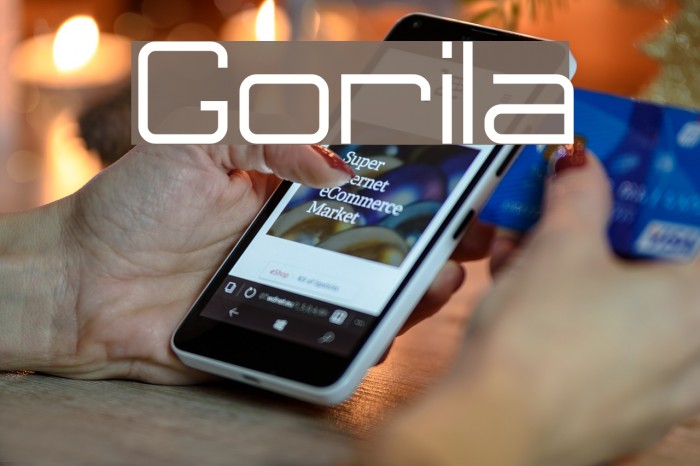 Gorila Font examples
