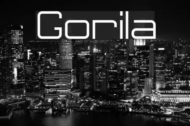 Gorila Font examples