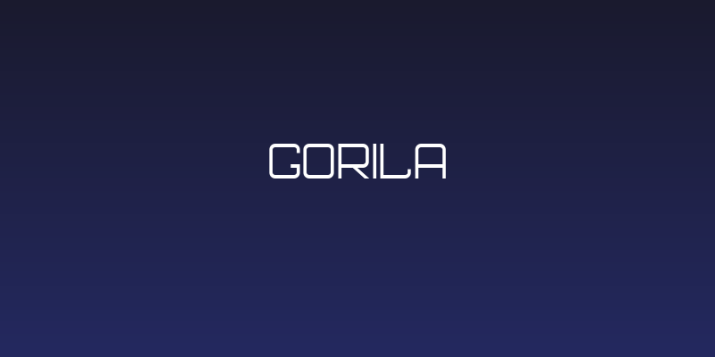 Gorila Social Header