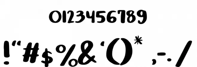 Gorilazy-demo Regular Font OTHER CHARS