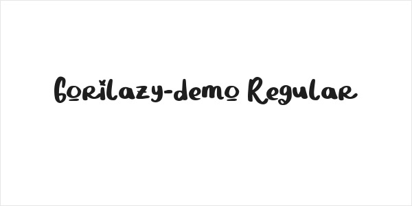 Gorilazy-demo Regular Logo