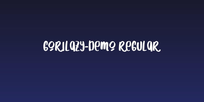 Gorilazy-demo Regular Social Header