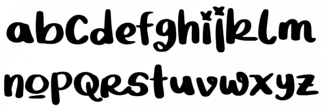 Gorilazy-demo Regular Caratteri MINUSCOLO