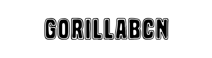 gorilla milkshake font free