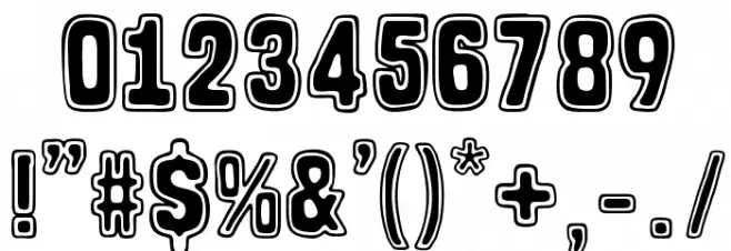 Gorilla BCN Font OTHER CHARS