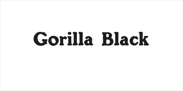 Gorilla Black Logo