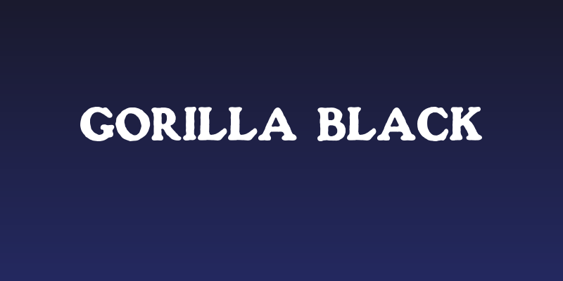Gorilla Black Social Header