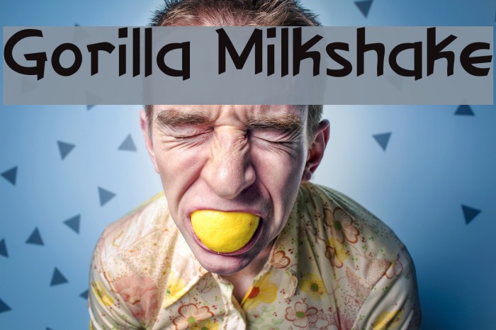 Gorilla Milkshake Example 2