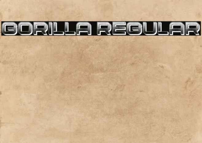 Gorilla Regular Example 1