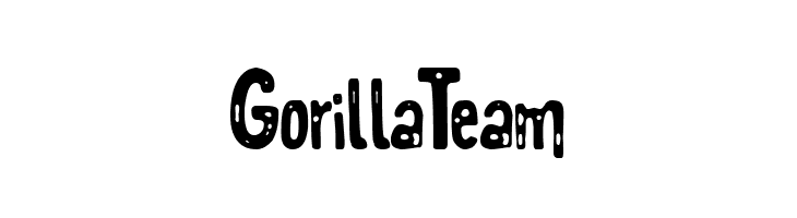 Gorilla Team  Fuentes Gratis Descargar