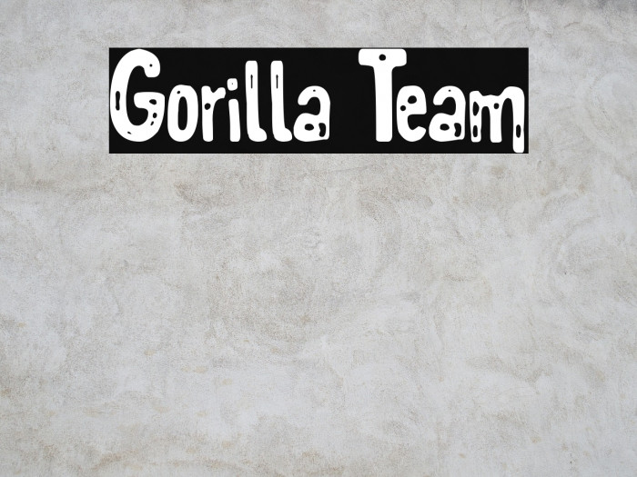 Gorilla Team Example 1