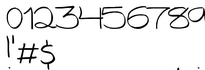 GorillaComix-Light Font OTHER CHARS