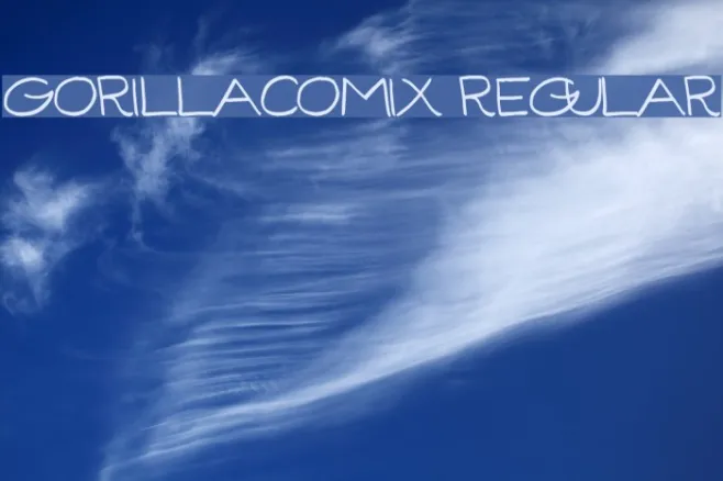 GorillaComix-Regular Example 2