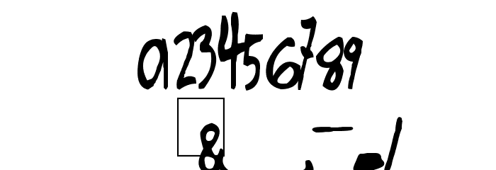 Gorillaz1 Font OTHER CHARS