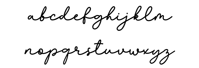 Gorinchem Font LOWERCASE