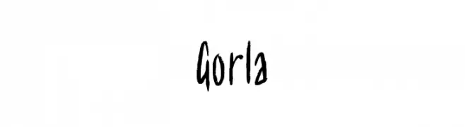 Gorla  baixar fontes gratis
