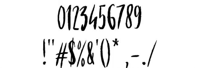 Gorla Font OTHER CHARS