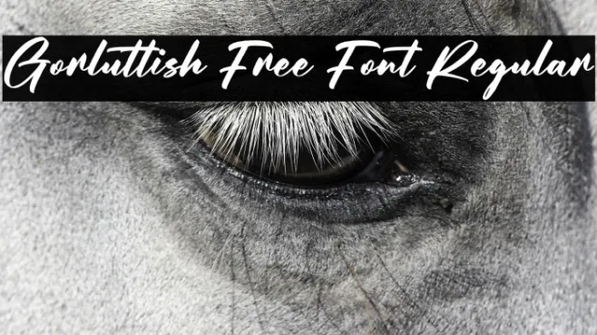Gorluttish Free Font Regular Example 2
