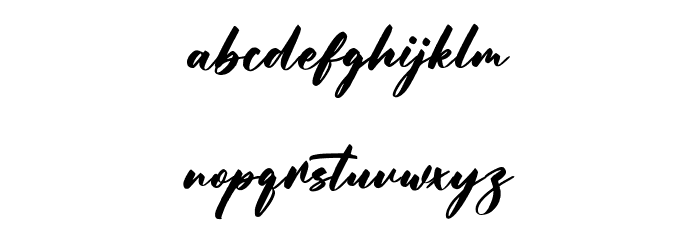Gorluttish Free Font Regular 字体 小写