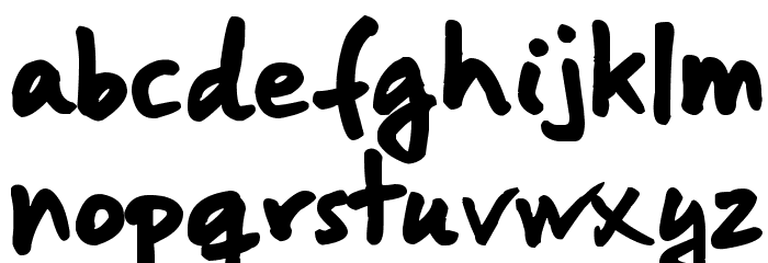 GorriSans Font LOWERCASE