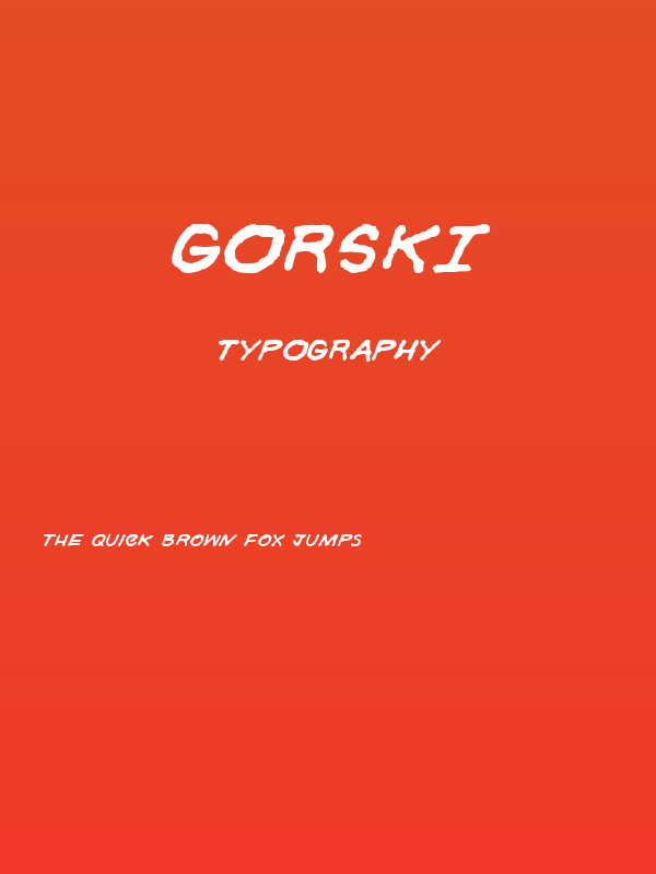 Gorski Poster