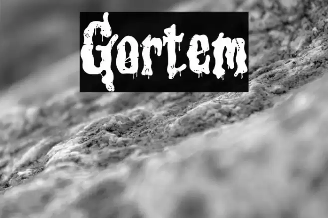 Gortem خط examples