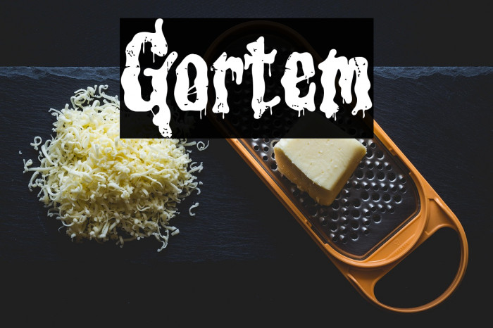 Gortem Font examples