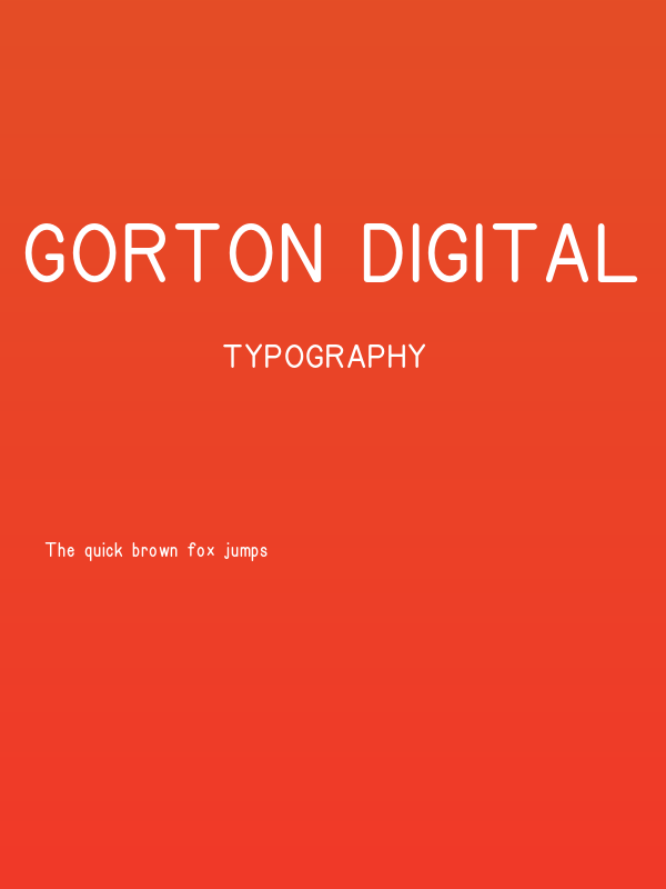 Gorton Digital Medium Poster
