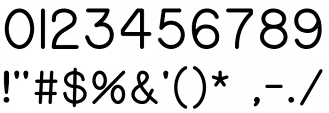 Gorton Digital Regular Schriftart Anderer Schreiben