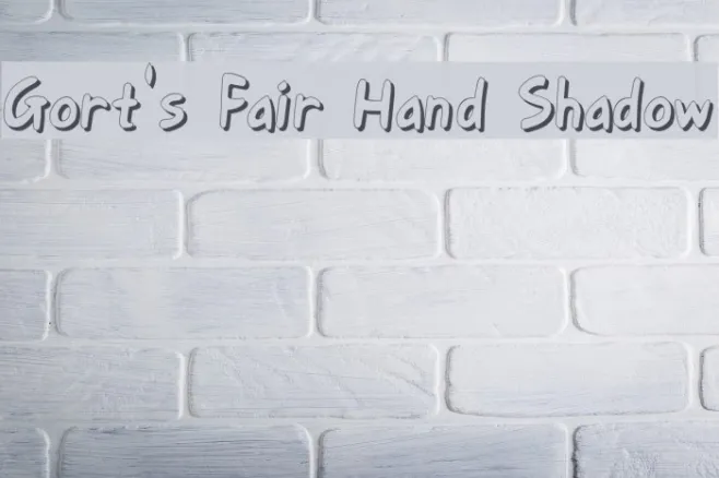 Gort's Fair Hand Shadow Example 2