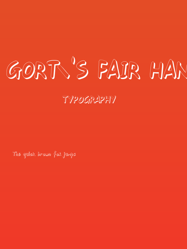 Gort's Fair Hand Shadow Poster