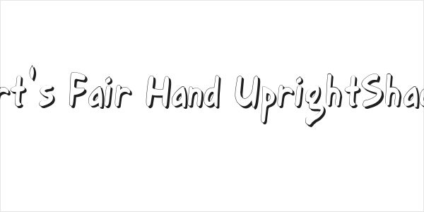 Gort's Fair Hand UprightShadow Logo
